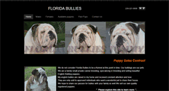 Desktop Screenshot of floridabullies.com