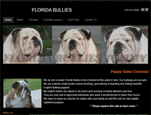 Tablet Screenshot of floridabullies.com